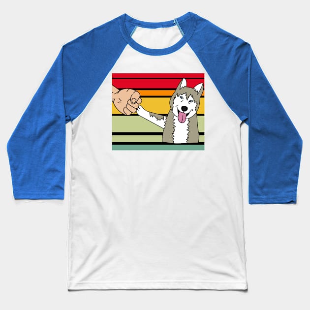 Best Retro Dog Owner Of All Time Baseball T-Shirt by flofin